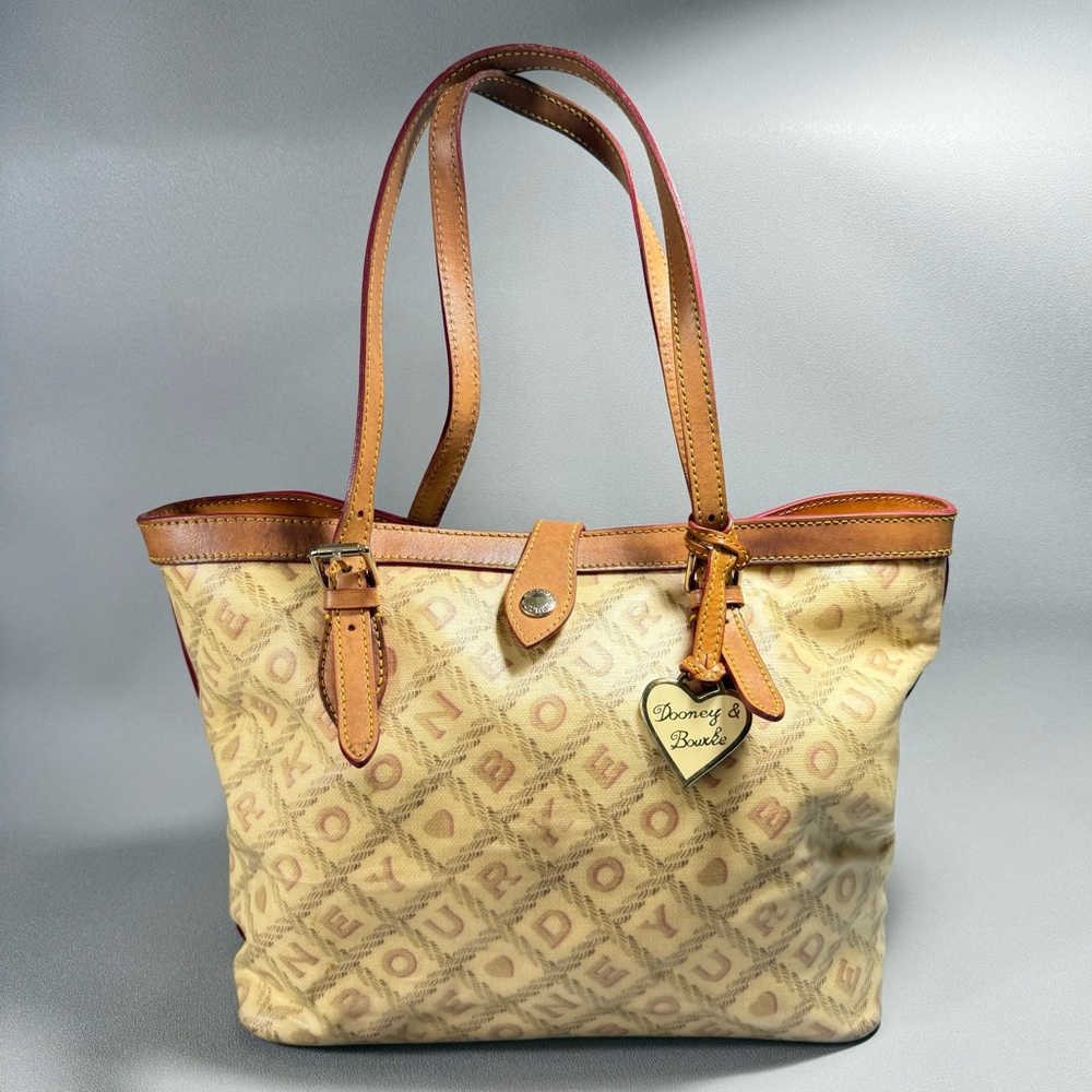 Dooney & Bourke Vintage Signature Monogram Tote Bag